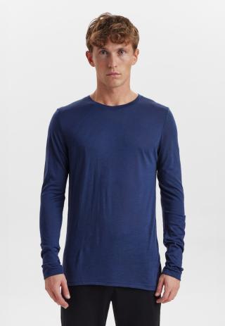Langarm-Shirt | 100% Bio-Wolle | navy