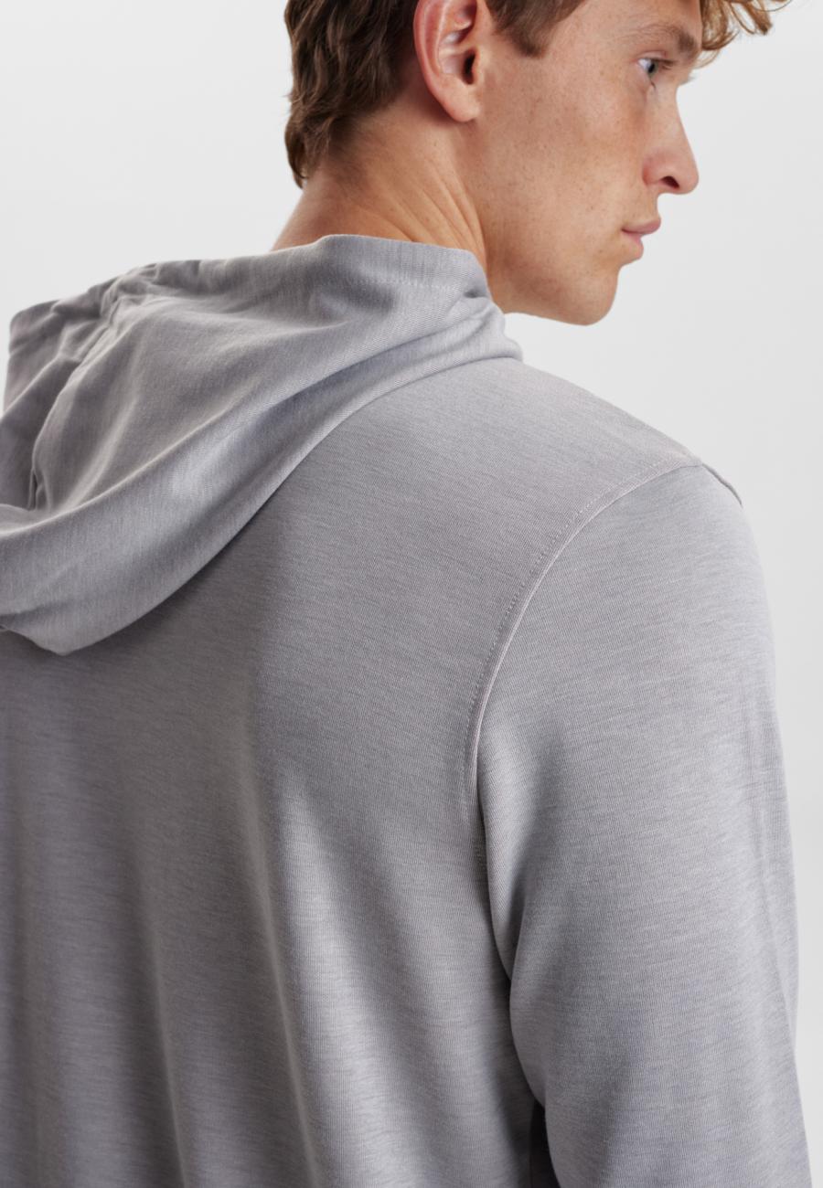 Hoodie, Logo | Bambus-Viskose | grau -JBS of Denmark Men