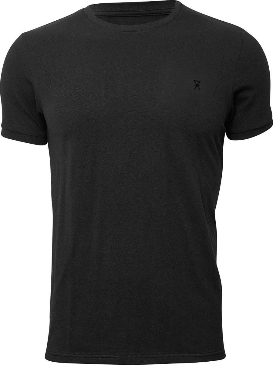 Bambus, Pique T-Shirt, Schwarz -JBS of Denmark Men