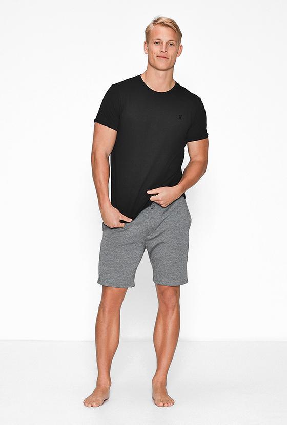 Bambus, Pique T-Shirt, Schwarz -JBS of Denmark Men