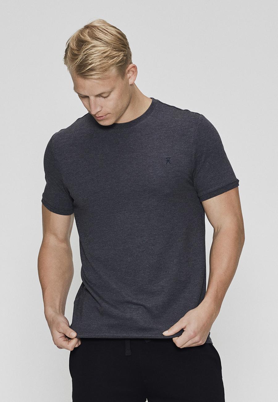 T-Shirt, Piqué | Bambus-Viskose | grau -JBS of Denmark Men