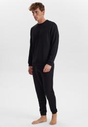 Sweatshirt, Logo | Bambus-Viskose | schwarz -JBS of Denmark Men