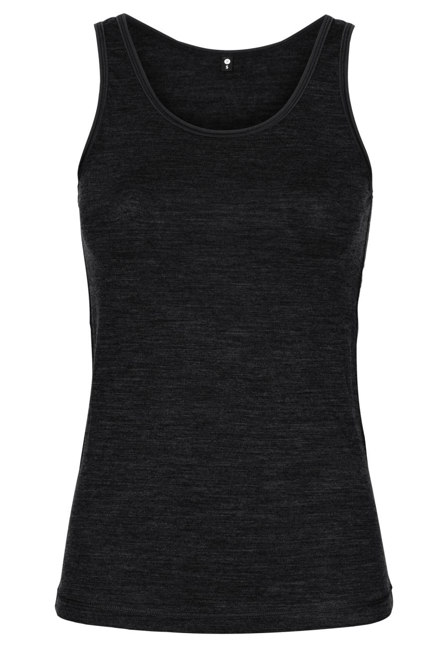 Tanktop | Bio-Wolle | schwarz -JBS of Denmark Women