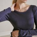 Langarm-Shirt | 100% Bio-Wolle | lavendel -JBS of Denmark Women