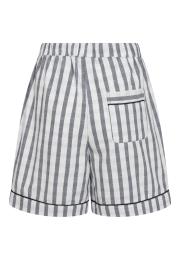 Pyjamashorts, Flanell | 100% Bio-Baumwolle | grau kariert