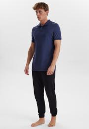 Polo-Shirt, Piqué | Bambus-Viskose| navy -JBS of Denmark Men