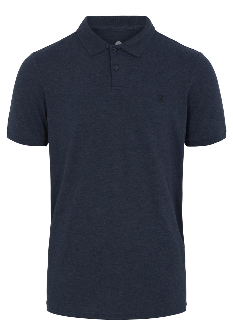 Polo-Shirt, Piqué, Bambus-Viskose, navy