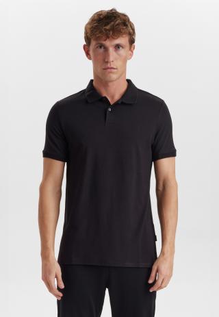 Polo-Shirt, Piqué | Bambus-Viskose| schwarz -JBS of Denmark Men