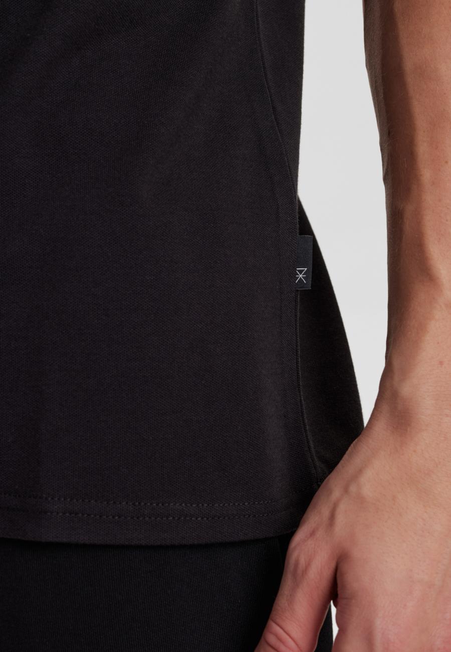 Polo-Shirt, Piqué | Bambus-Viskose| schwarz -JBS of Denmark Men