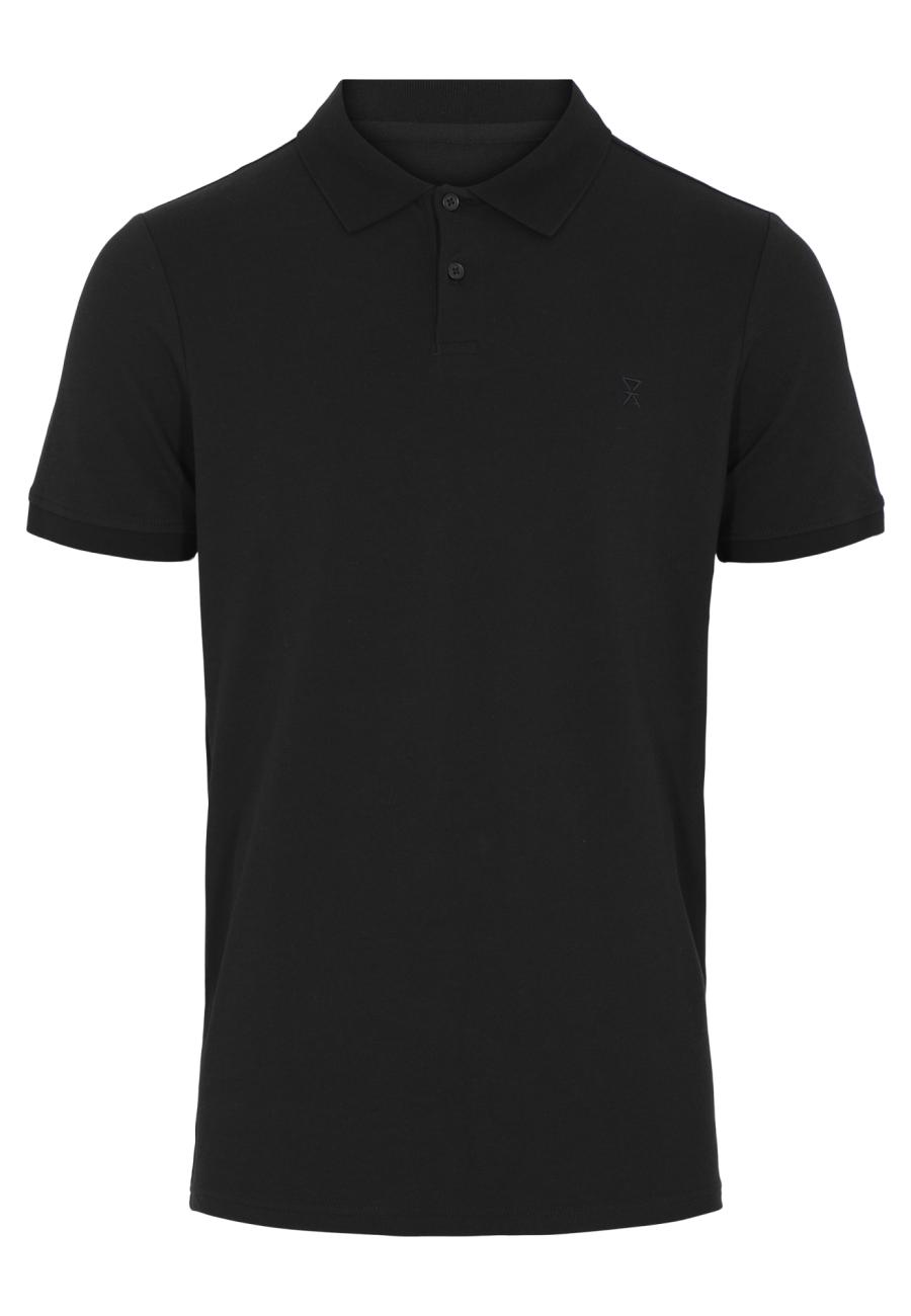 Polo-Shirt, Piqué | Bambus-Viskose| schwarz -JBS of Denmark Men