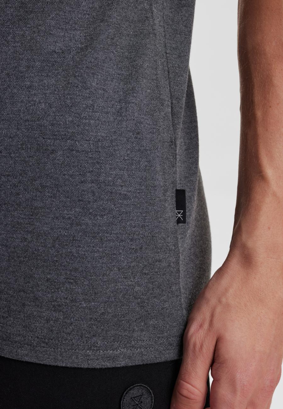 Polo-Shirt, Piqué | Bambus-Viskose| grau -JBS of Denmark Men