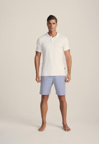 Polo-Shirt, Piqué | Bambus-Viskose| weiß -JBS of Denmark Men