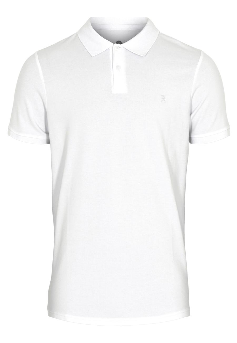 Polo-Shirt, Piqué | Bambus-Viskose| weiß -JBS of Denmark Men