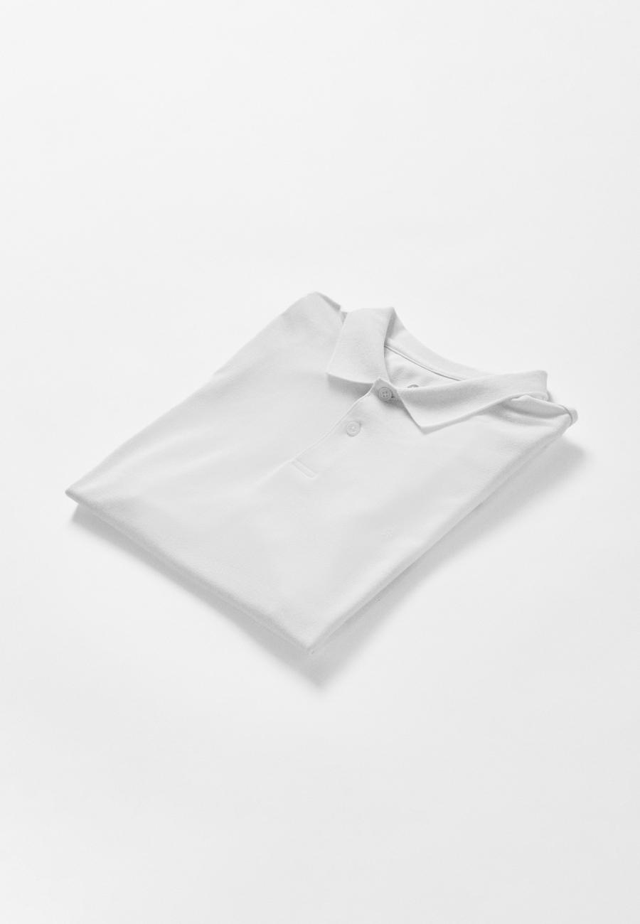 Polo-Shirt, Piqué | Bambus-Viskose| weiß -JBS of Denmark Men