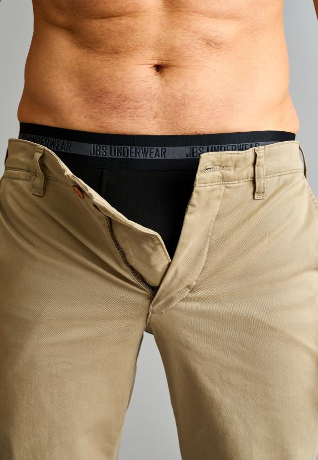 Unterhose, AbsorbTech - mittel | Bambus-Viskose | schwarz -JBS