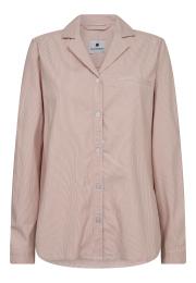 Pyjamashirt | Bambus-Viskose | rosa gestreift -JBS of Denmark Women
