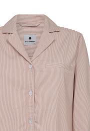 Pyjamashirt | Bambus-Viskose | rosa gestreift -JBS of Denmark Women
