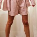 Pyjamashorts | Bambus-Viskose | rosa gestreift -JBS of Denmark Women