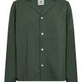 Pyjamashirt, Seersucker | Bambus-Viskose | grün -JBS of Denmark Women