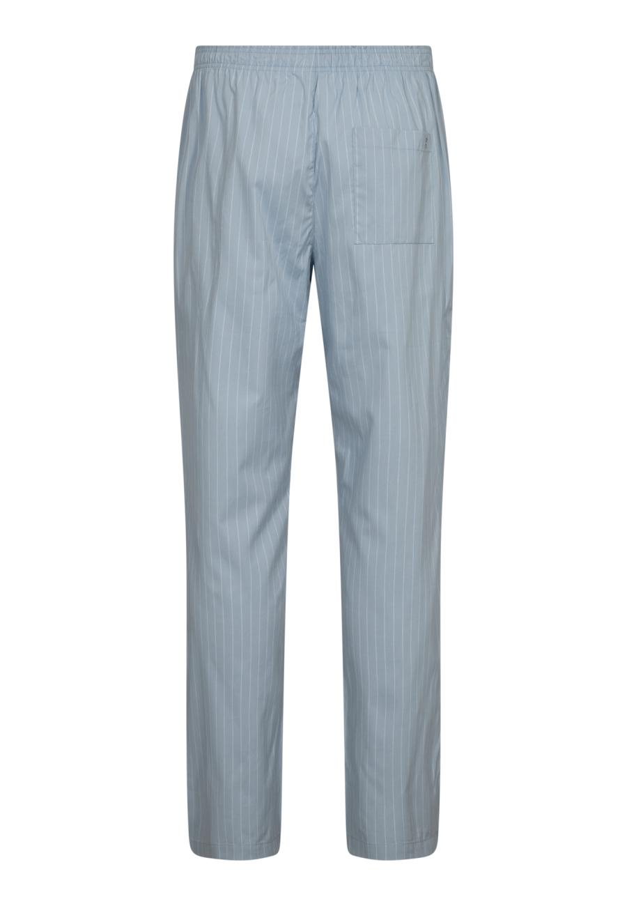 Pyjamahose | Bio-Baumwolle | hellblau gestreift -JBS of Denmark Men