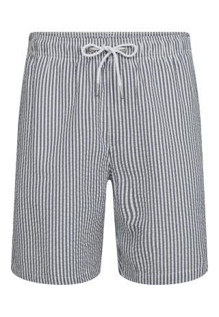 Shorts, Seersucker | Recyceltes Polyester | blau gestreift -JBS of Denmark Men Shorts, Seersucker | Recyceltes Polyester | blau gestreift -JBS of Denmark Men