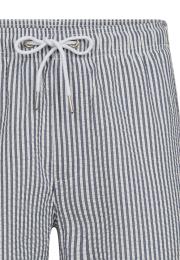 Shorts, Seersucker | Recyceltes Polyester | blau gestreift -JBS of Denmark Men