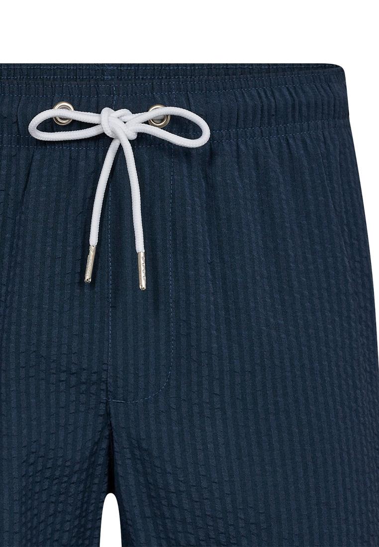 Shorts, Seersucker | Recyceltes Polyester | navy -JBS of Denmark Men