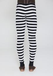 Lange Unterhose Original MN | 100% Bio-Baumwolle | schwarz gestreift -JBS x Mads Nørgaard