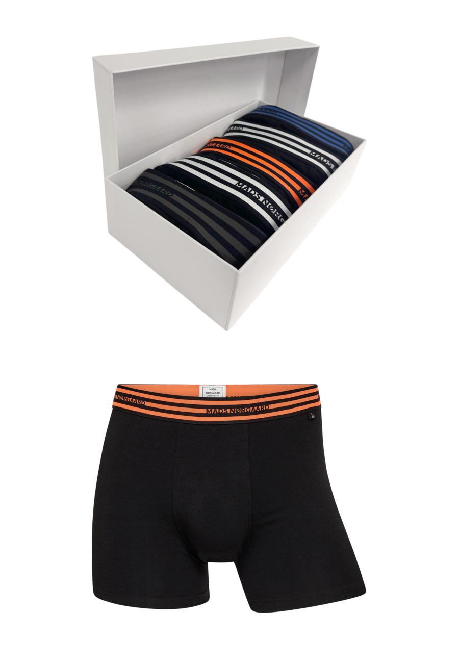 Unterhosen MN Giftbox, 5er-Pack | Bio-Bambus-Viskose | schwarz -JBS x Mads Nørgaard
