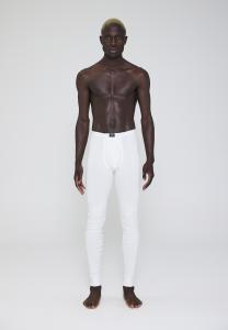Lange Unterhose MN, 100% Bio-Baumwolle, weiß