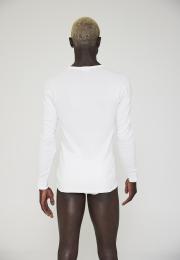 Langarm-Shirt Original MN | 100% Bio-Baumwolle | weiß -JBS x Mads Nørgaard