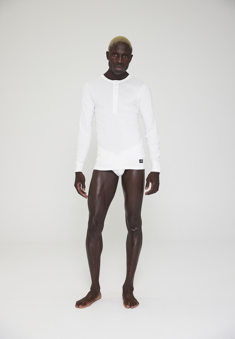 Langarm-Shirt Original MN | 100% Bio-Baumwolle | weiß -JBS x Mads Nørgaard