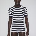 T-Shirt Original MN | 100% Bio-Baumwolle | schwarz gestreift