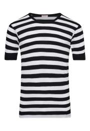 T-Shirt Original MN | 100% Bio-Baumwolle | schwarz gestreift -JBS x Mads Nørgaard