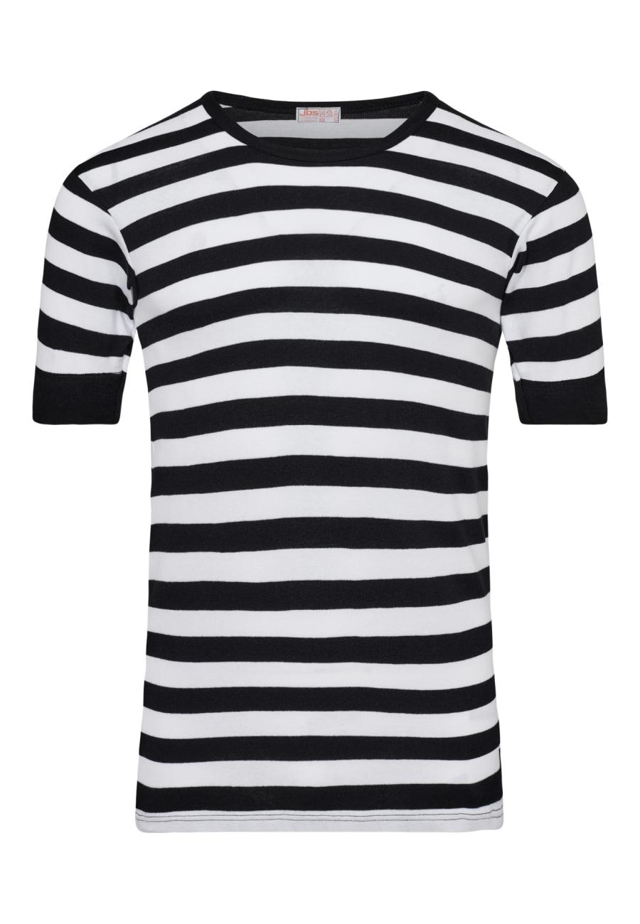 T-Shirt Original MN | 100% Bio-Baumwolle | schwarz gestreift -JBS x Mads Nørgaard