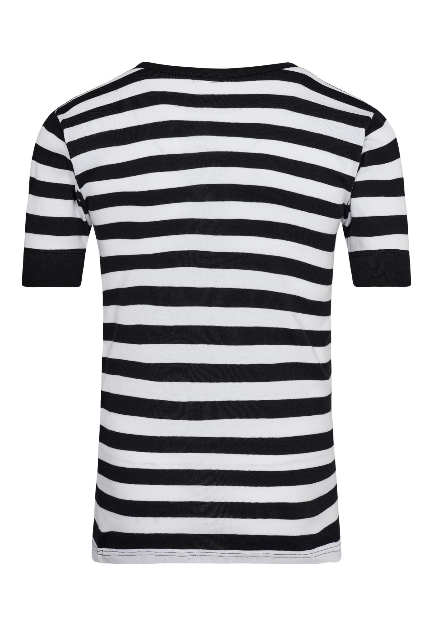 T-Shirt Original MN | 100% Bio-Baumwolle | schwarz gestreift