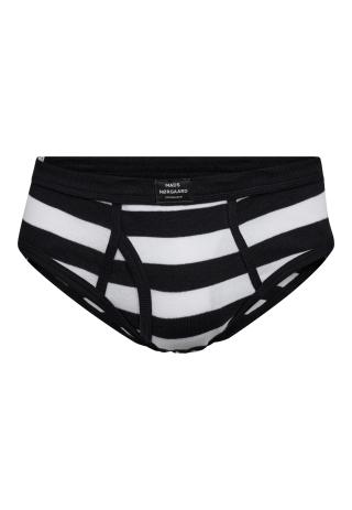 Slip Original MN, Eingriff | 100% Bio-Baumwolle | schwarz gestreift -JBS x Mads Nørgaard Slip Original MN, Eingriff | 100% Bio-Baumwolle | schwarz gestreift -JBS x Mads Nørgaard
