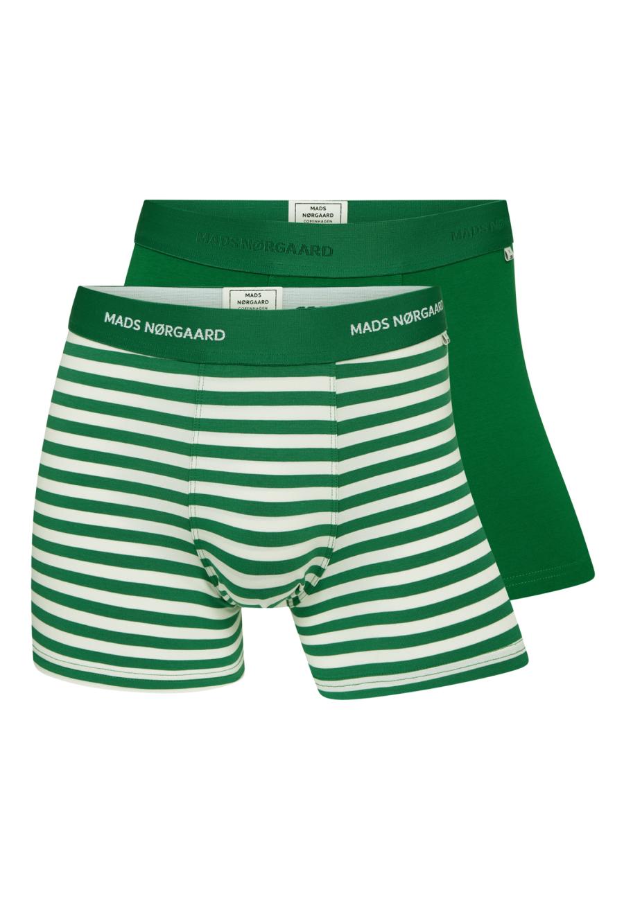 Unterhosen MN, 2er-Pack | Bio-Bambus-Viskose | div. grün -JBS x Mads Nørgaard