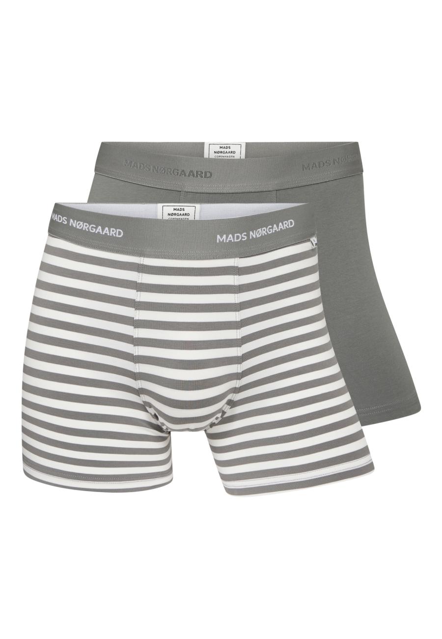 Unterhosen MN, 2er-Pack | Bio-Bambus-Viskose | div. hellgrau -JBS x Mads Nørgaard