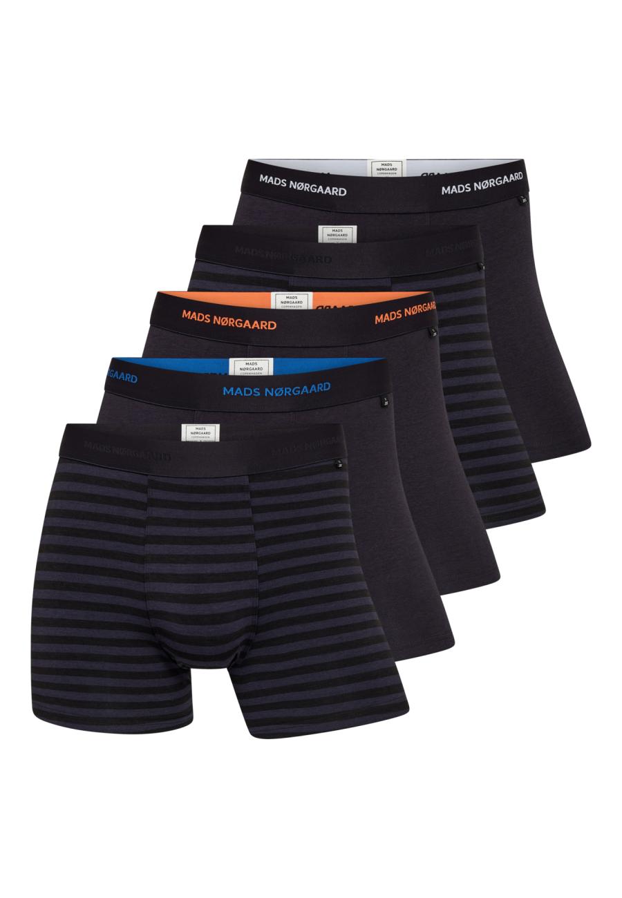 Unterhosen MN, 5er-Pack | Bio-Bambus-Viskose | div. dunkelgrau -JBS x Mads Nørgaard