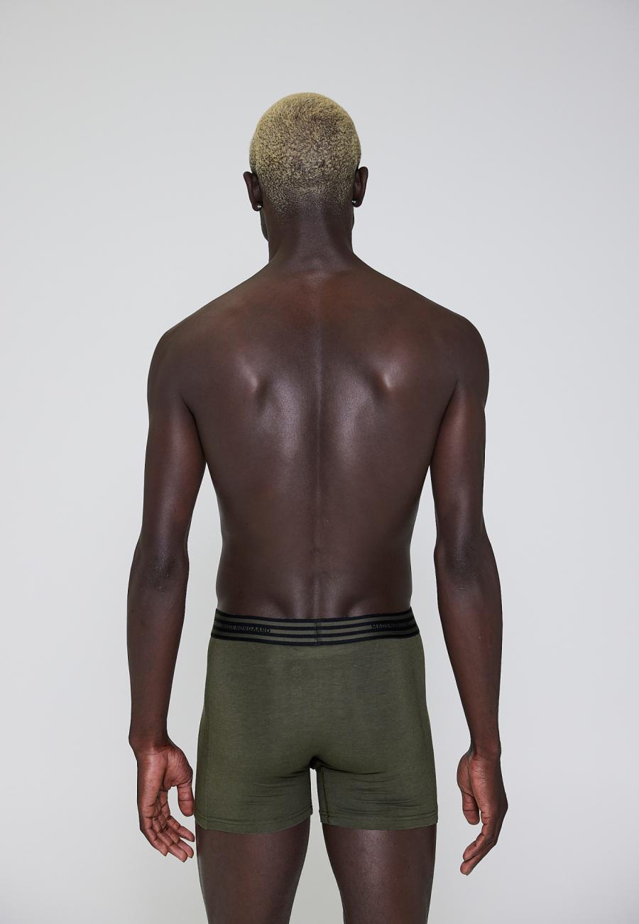 Unterhosen MN, 2er-Pack | Bio-Bambus-Viskose | dunkelgrün -JBS x Mads Nørgaard