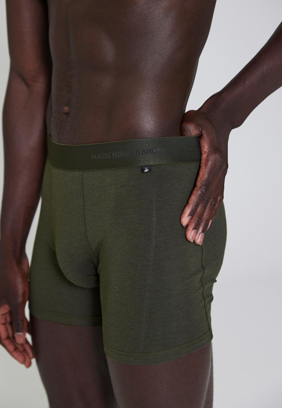 Unterhosen MN, 2er-Pack | Bio-Bambus-Viskose | dunkelgrün -JBS x Mads Nørgaard