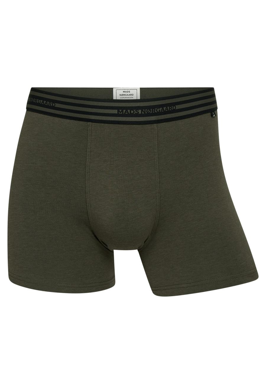 Unterhosen MN, 2er-Pack | Bio-Bambus-Viskose | dunkelgrün -JBS x Mads Nørgaard