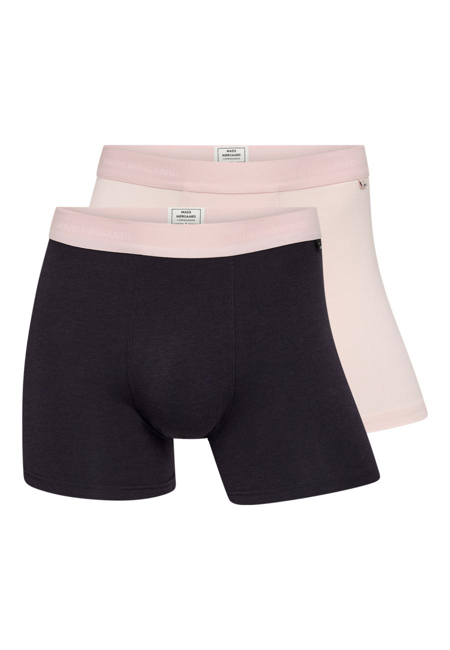 Unterhosen MN, 2er-Pack | Bio-Bambus-Viskose | dunkelblau, rosa -JBS x Mads Nørgaard