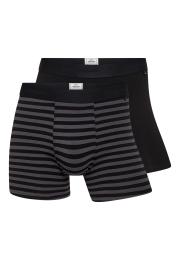 Unterhosen MN, 2er-Pack | Bio-Bambus-Viskose | schwarz, grau -JBS x Mads Nørgaard