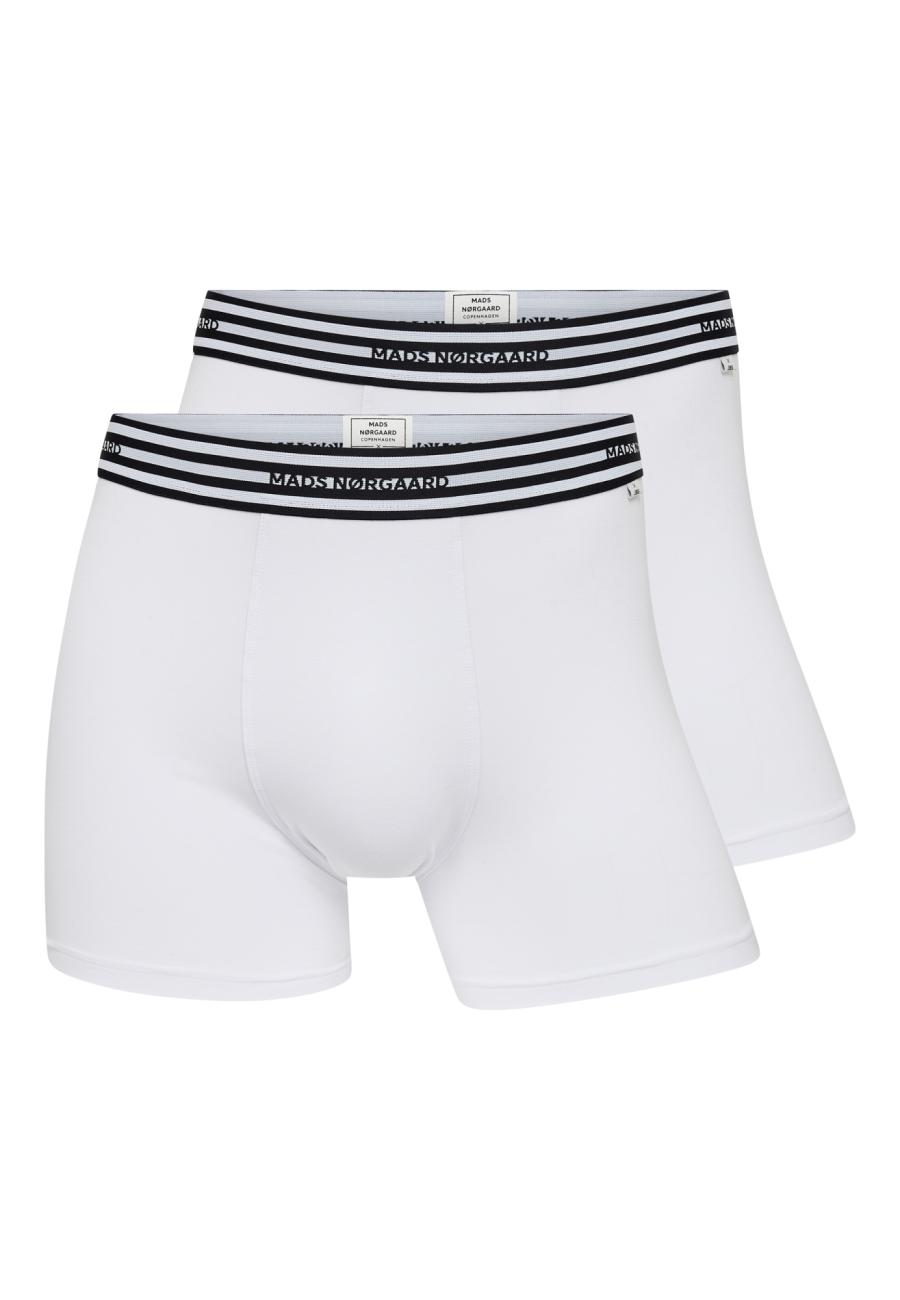 Unterhosen MN, 2er-Pack | Bio-Bambus-Viskose | weiß -JBS x Mads Nørgaard