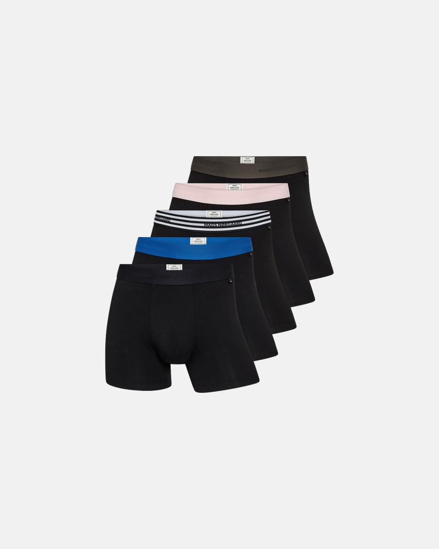 Unterhose MN, 5er-Pack | Bio-Bambus-Viskose | div. schwarz -JBS x Mads Nørgaard