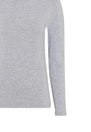 Langarm-Shirt | Bambus-Viskose | hellgrau melange