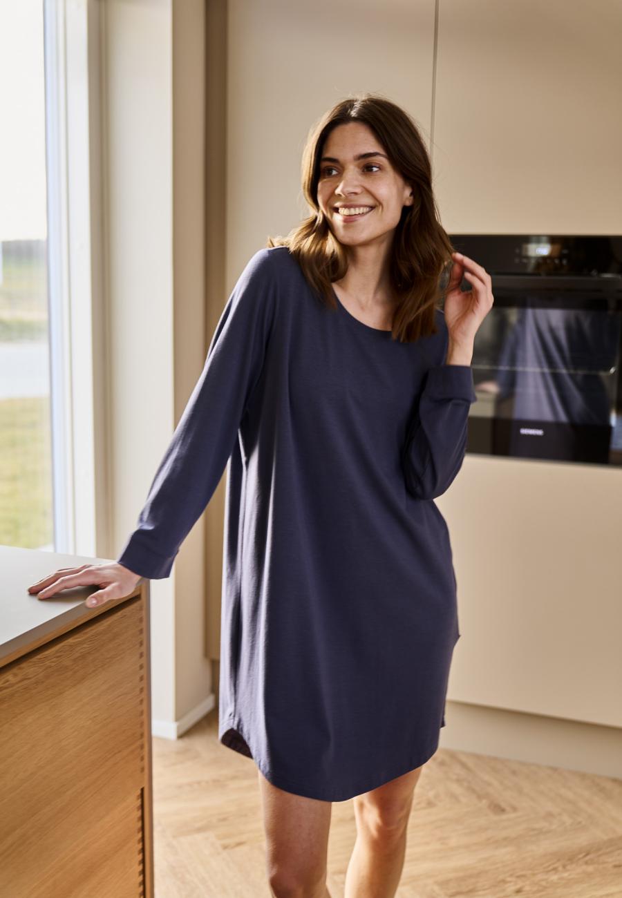 Big-Shirt | Bambus-Viskose | dunkelblau -JBS of Denmark Women