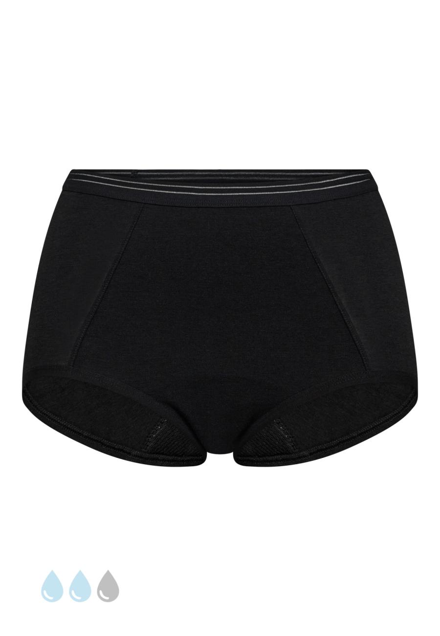 Taillenslip, Absorbent 30ml| Bambus-Viskose | schwarz -JBS of Denmark Women